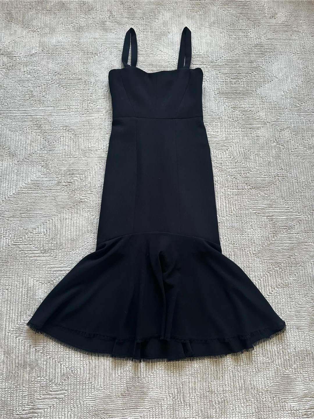 New ZARA Black Mermaid Fishtail Dress