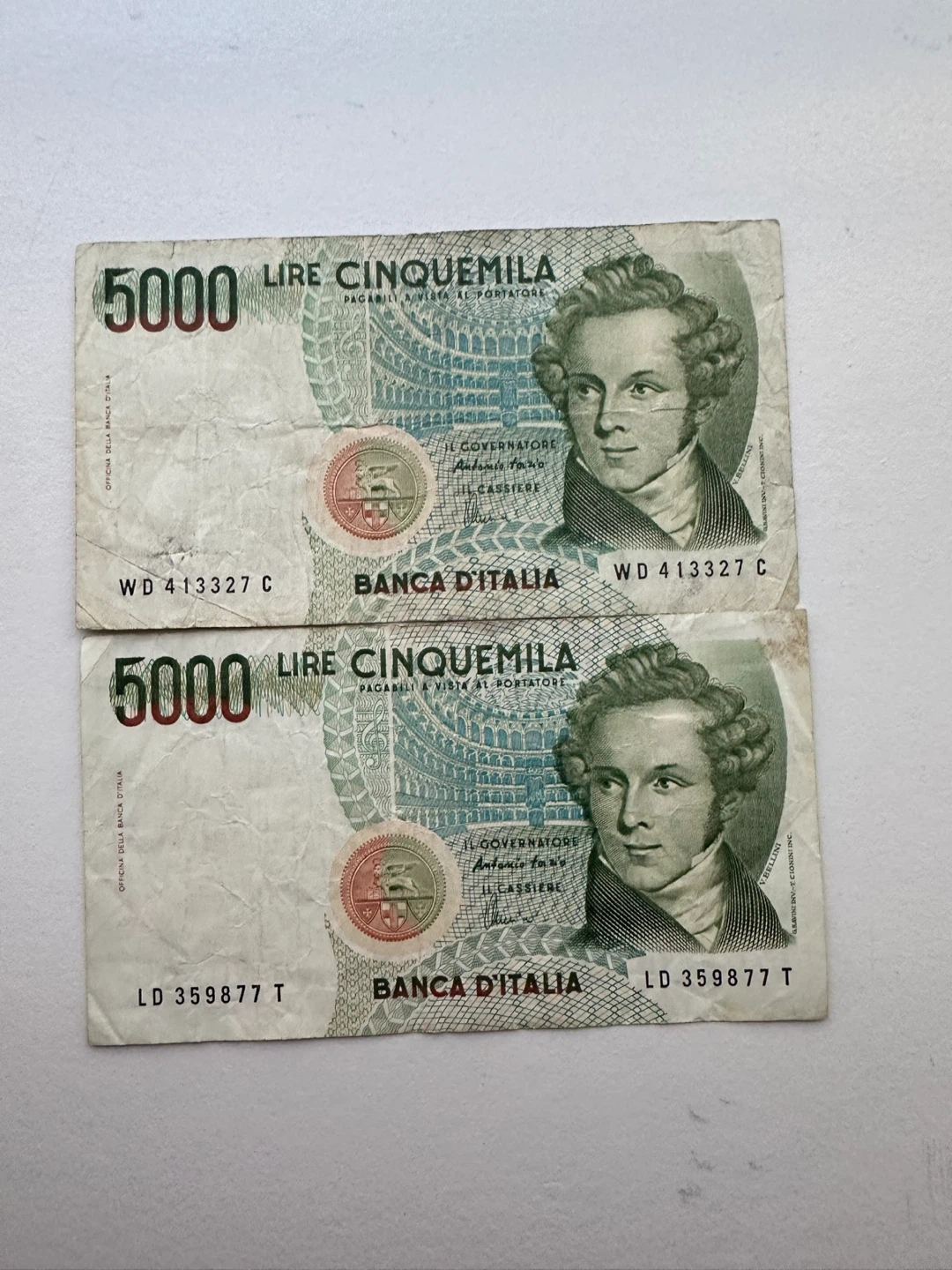 🏆 Old French, Italian and German banknotes - photo 3
