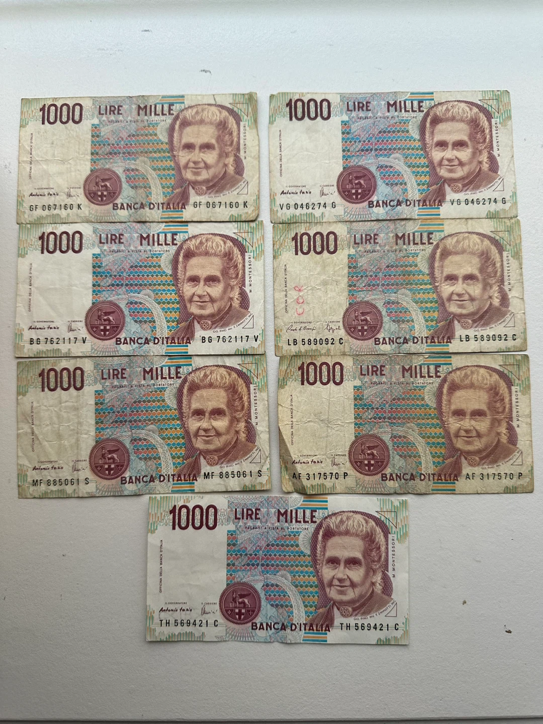 🏆 Old French, Italian and German banknotes - photo 5