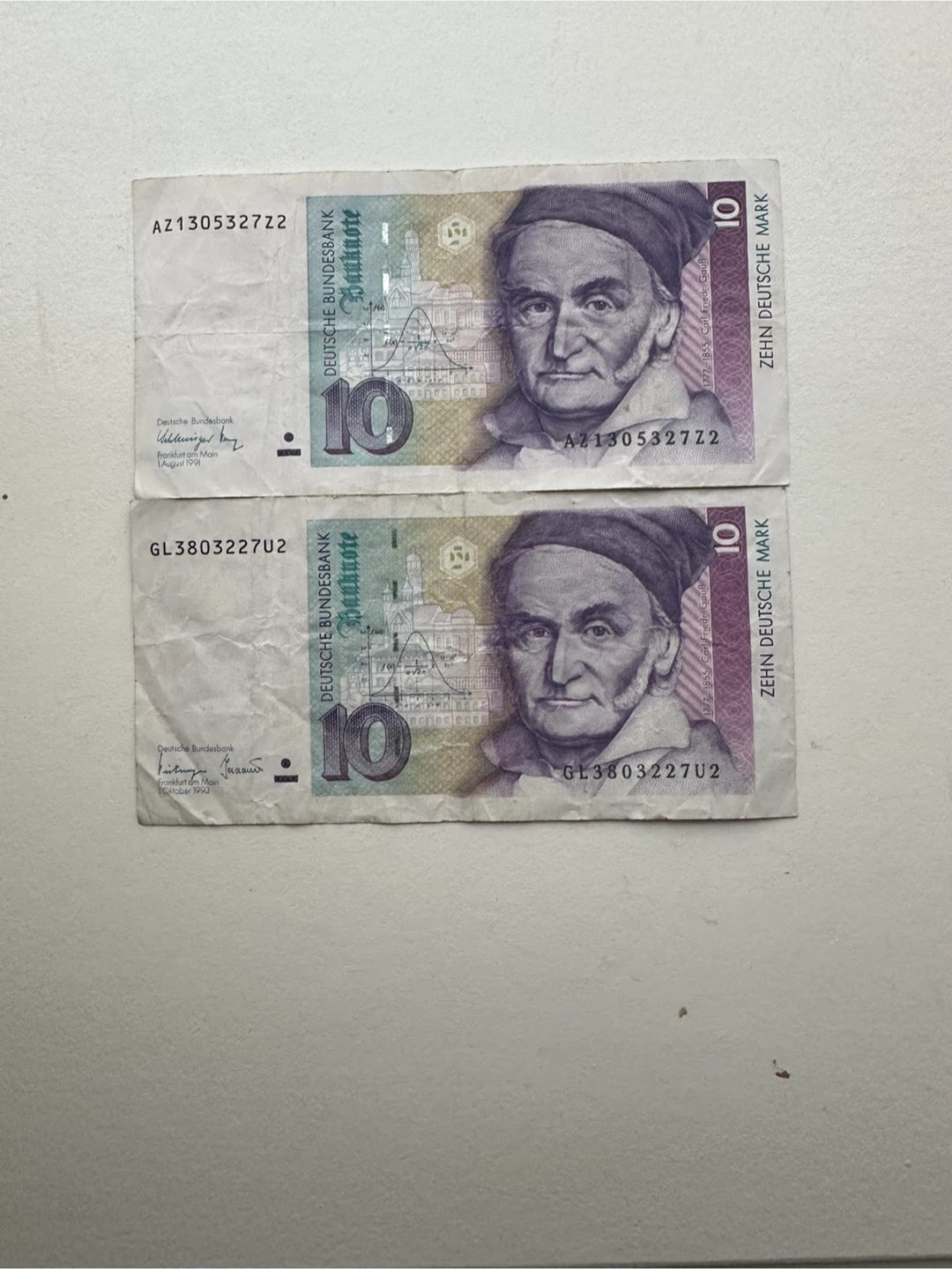 🏆 Old French, Italian and German banknotes