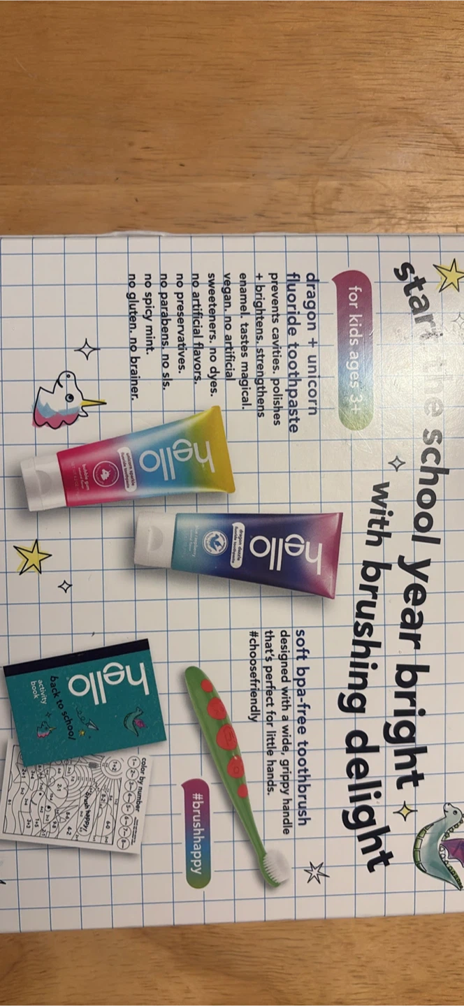 Toothpastes and toothbrush set - photo 2
