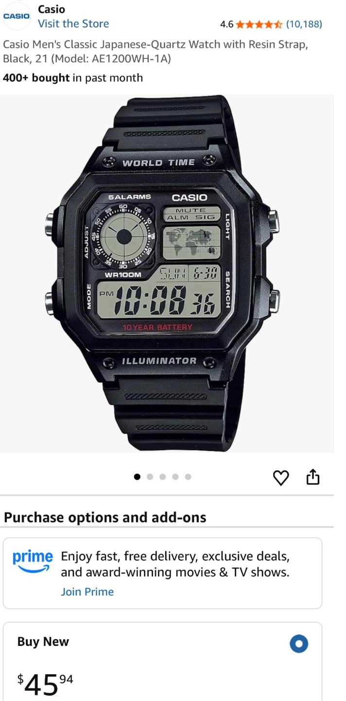 Casio AE-1200WH - photo 5