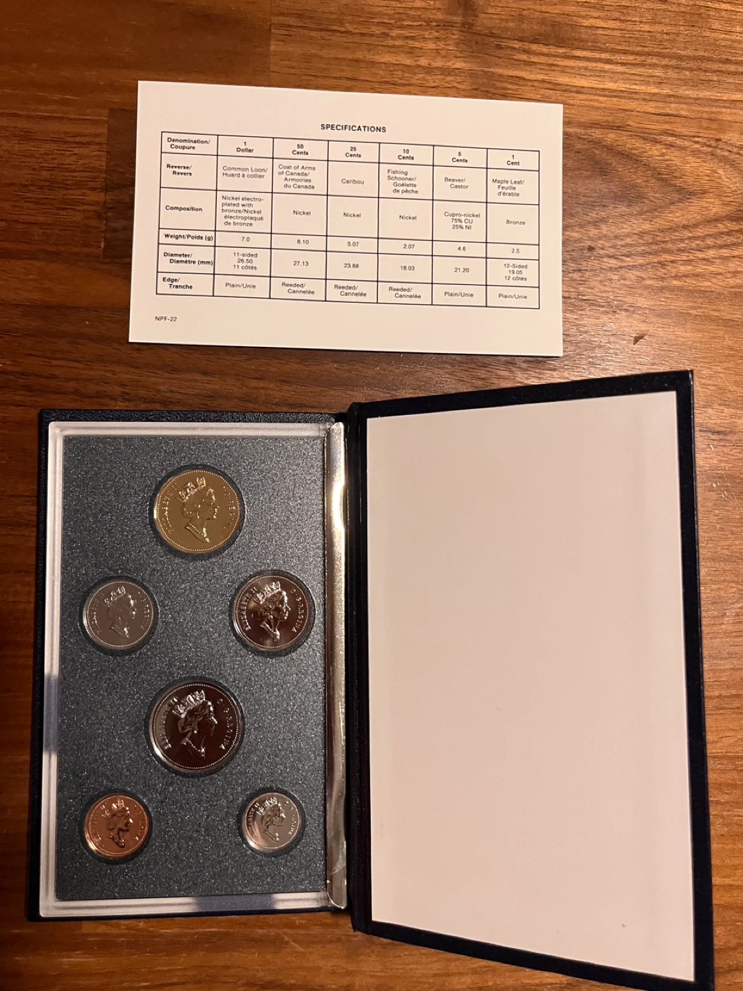 Royal Canadian Mint Specimen Coin Set 1990 - photo 2