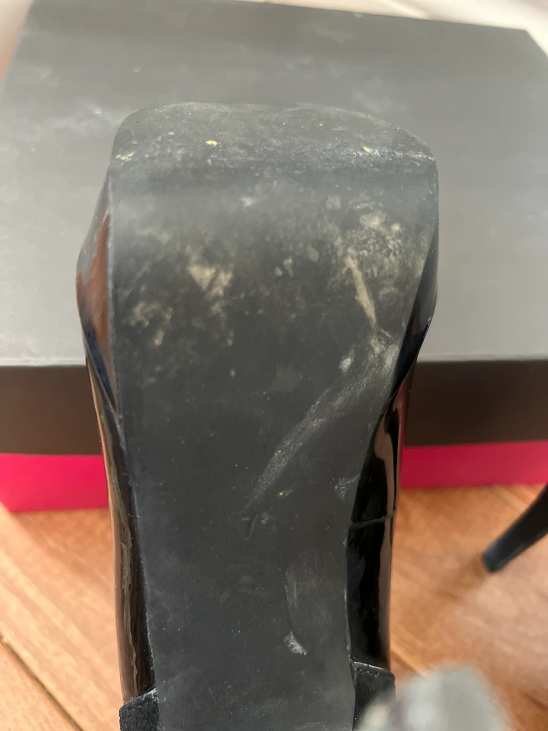 Charles by Charles David Black Suede & Patent Leather Heels - photo 5