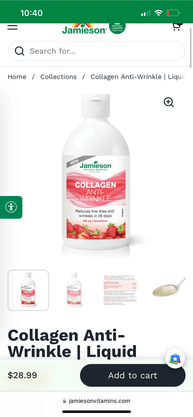 Jamieson Collagen Anti-Wrinkle Liquid 🏆 - photo 2