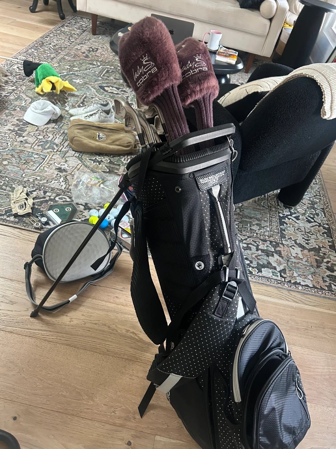 Lady Cobra Golf Club Set with Bags and Accessories