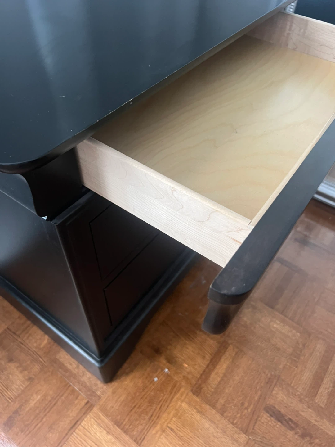 Espresso brown Two-Drawer Nightstand - photo 3