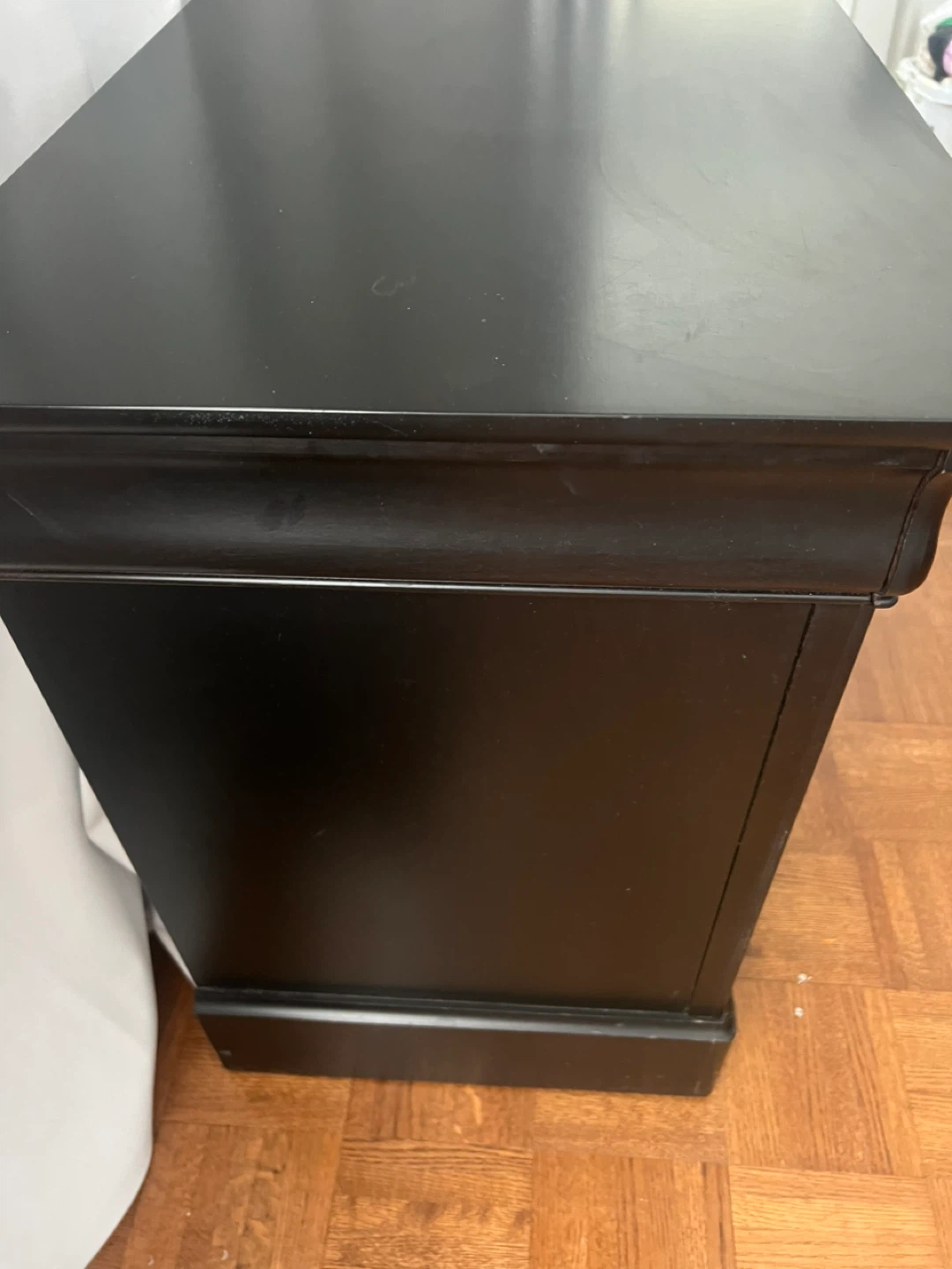 Espresso brown Two-Drawer Nightstand - photo 2