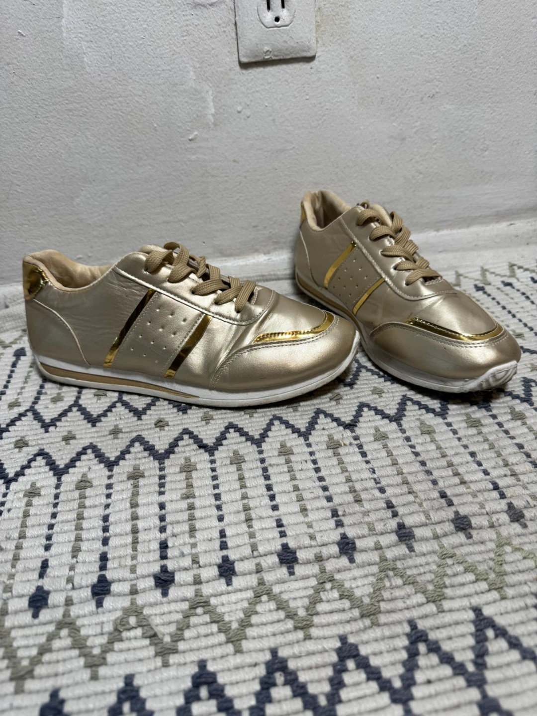 Gold Sneakers