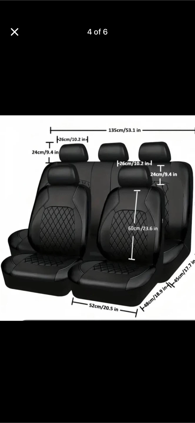 Car seat cover pu leather(universal fits most cars and suv)