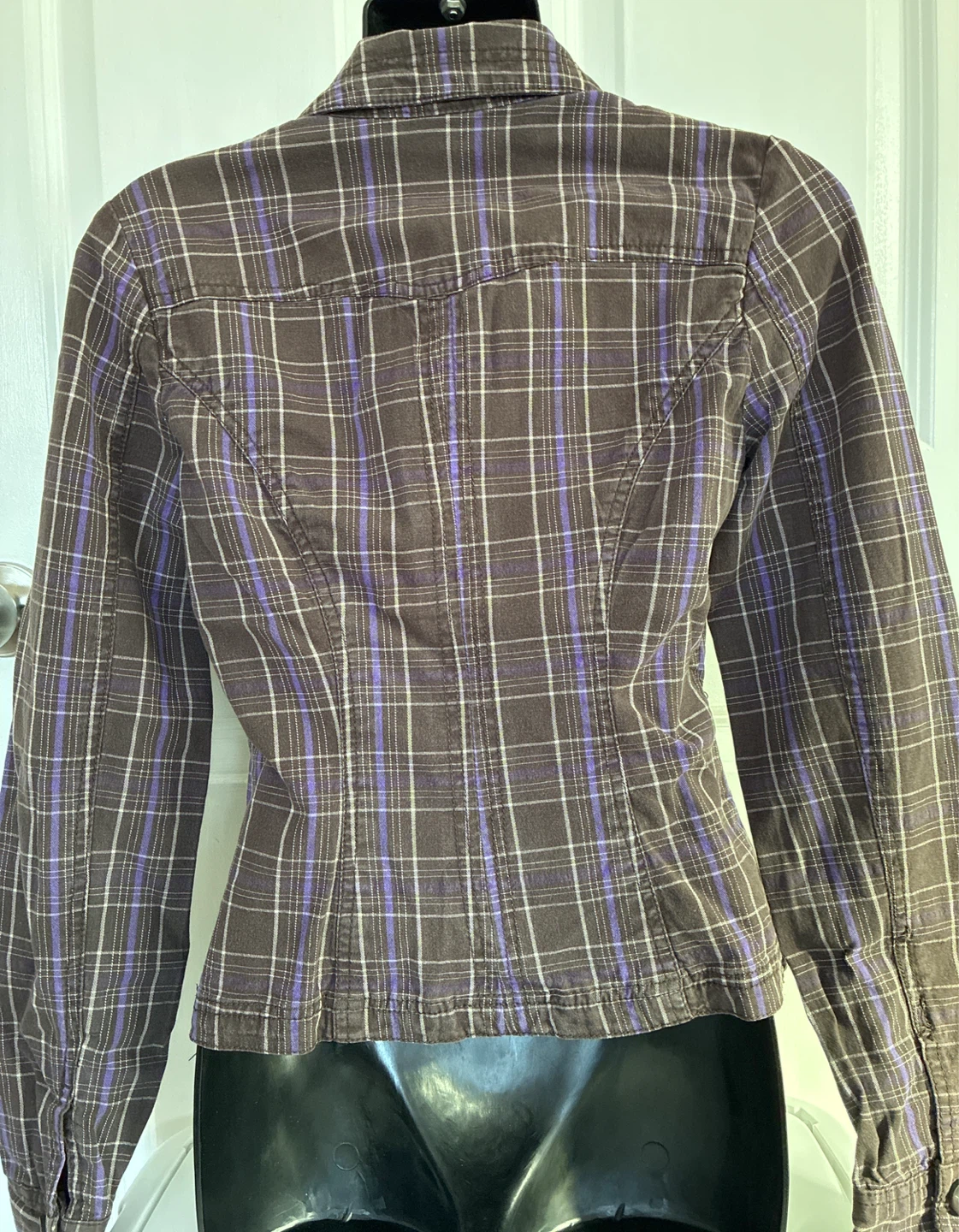 Brown Plaid Blazer - photo 2