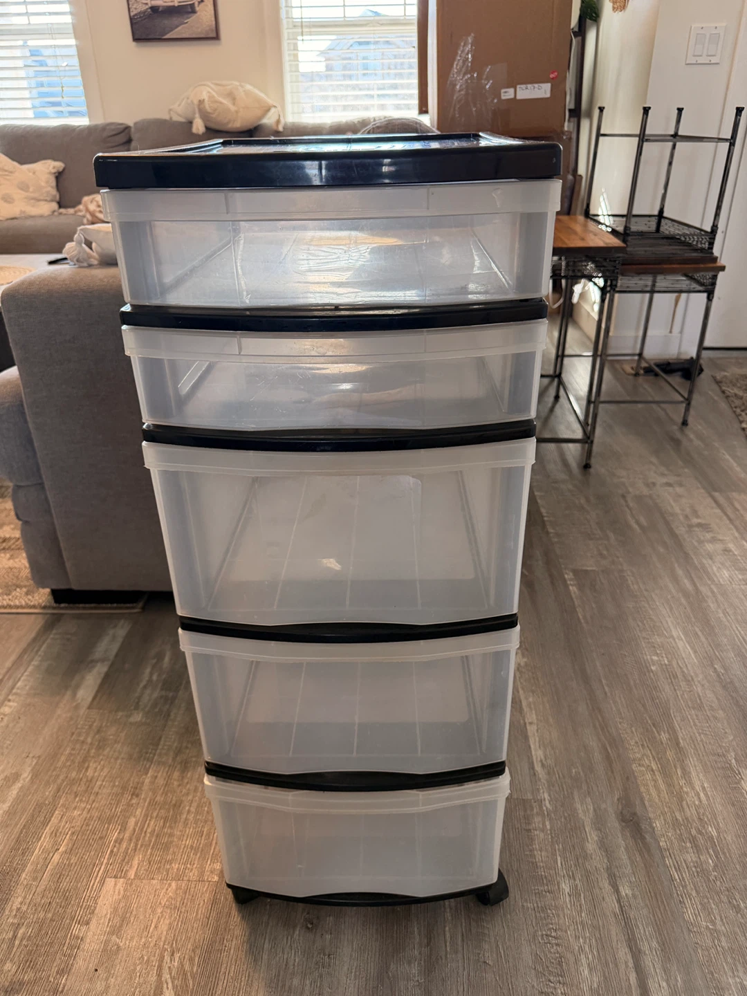 Gracious Living - Plastic Rolling Drawer Storage Cart - photo 2