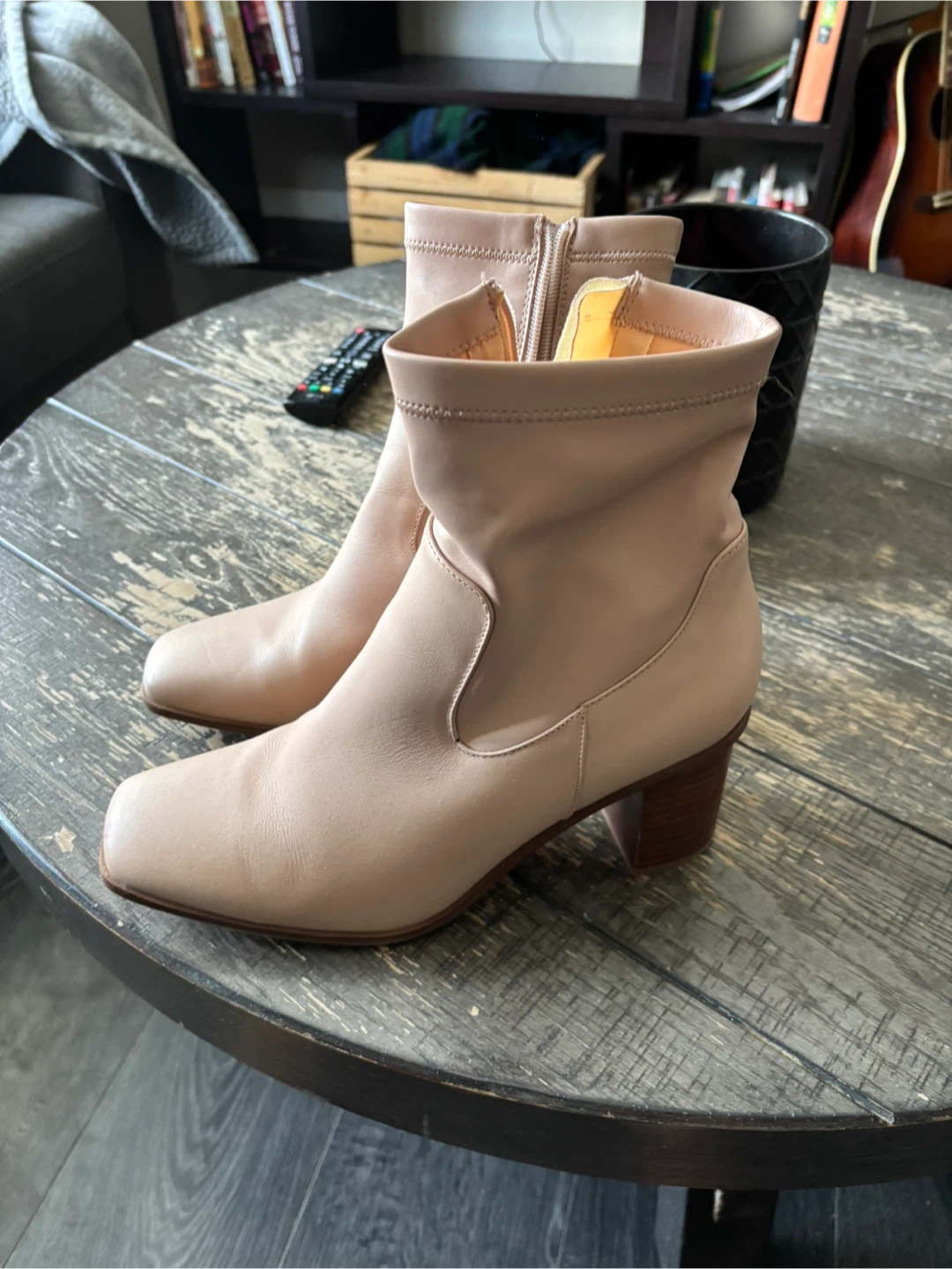 ALDO Pink Block Heel Ankle Boots - Size 11 - photo 3