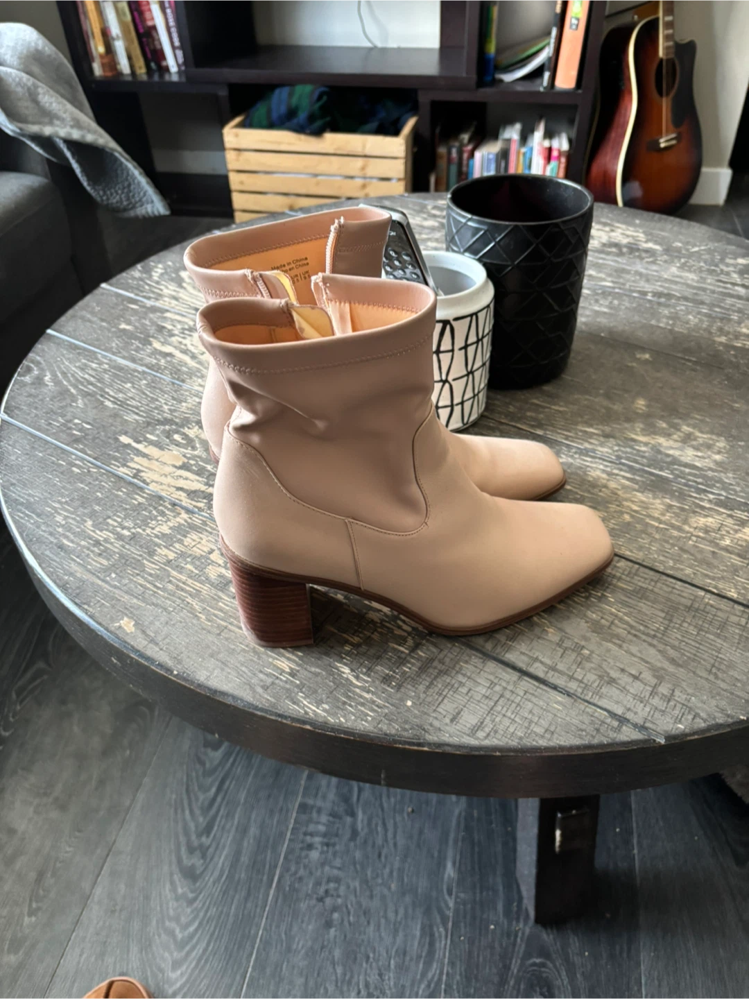 ALDO Pink Block Heel Ankle Boots - Size 11 - photo 2