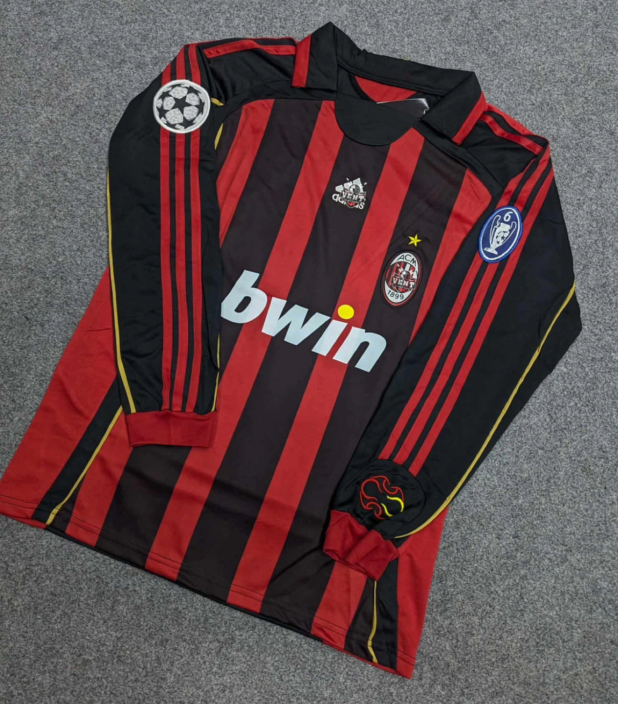 AC Milan Long Sleeve Soccer Jersey