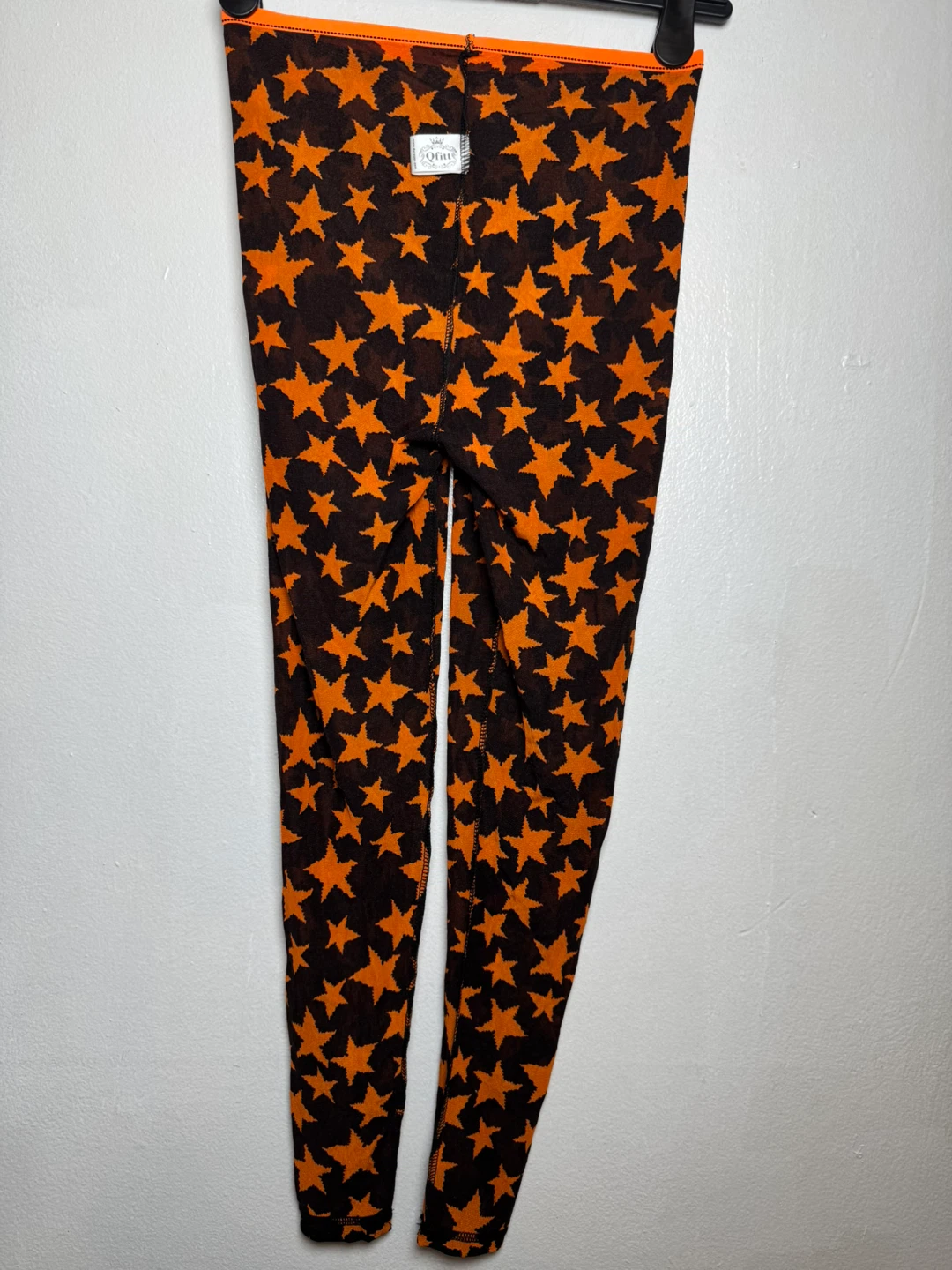 Orange Star Print Sheer Tights - photo 2