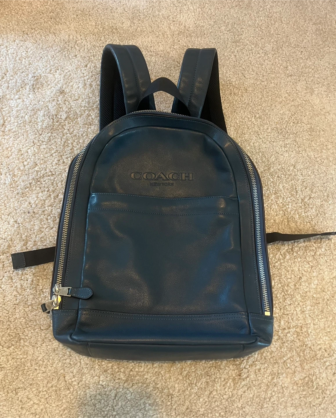 Coach Leather Backpack