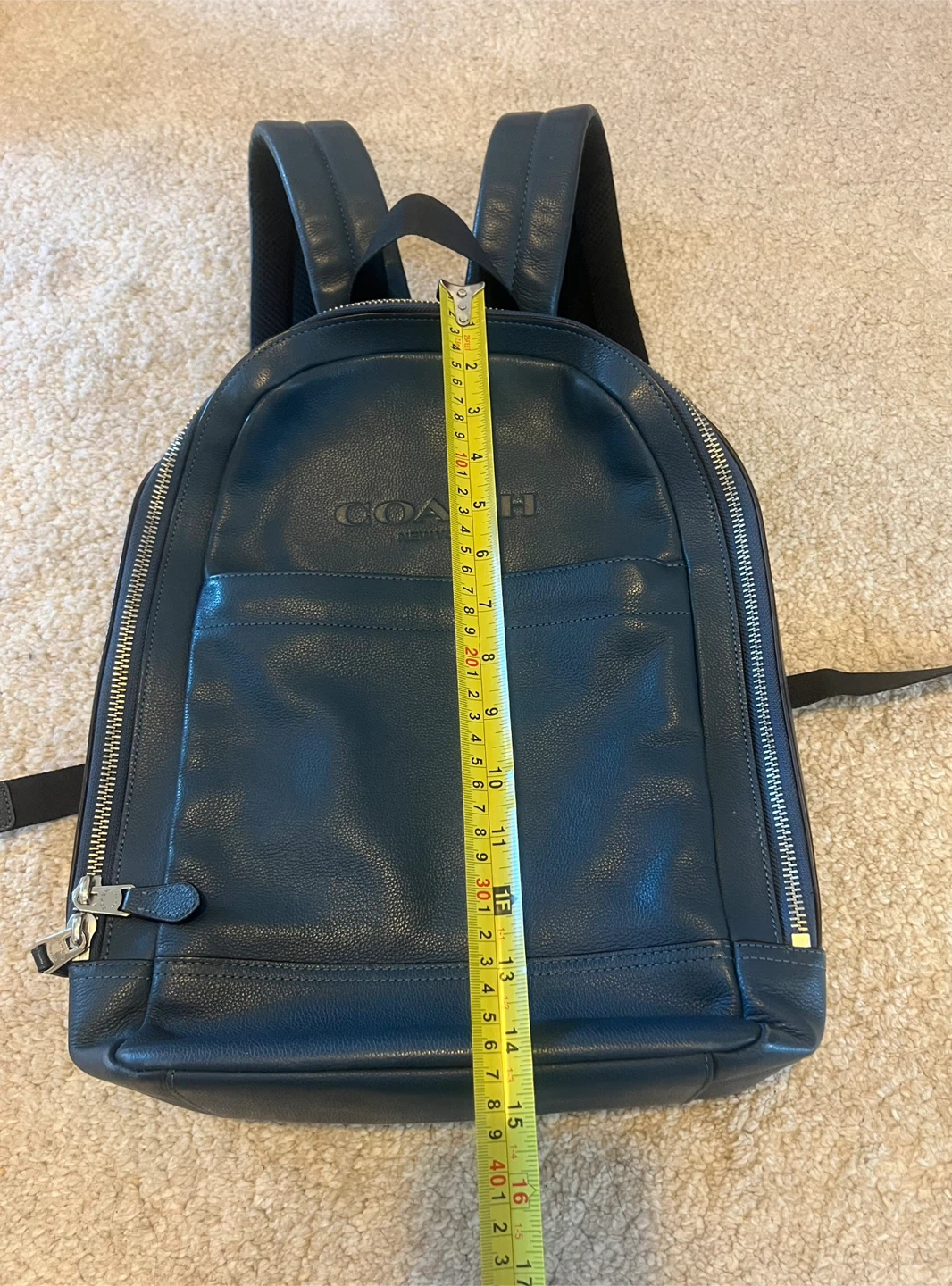 Coach Leather Backpack - photo 3