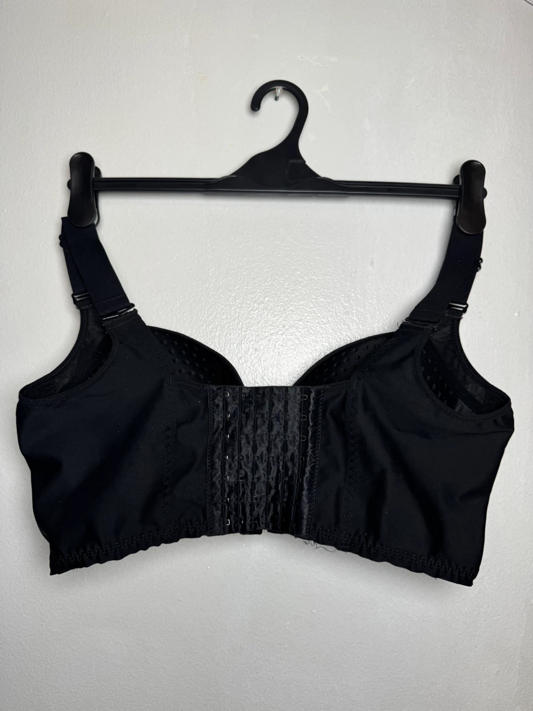 Black Full Coverage Bra - Size L - photo 2