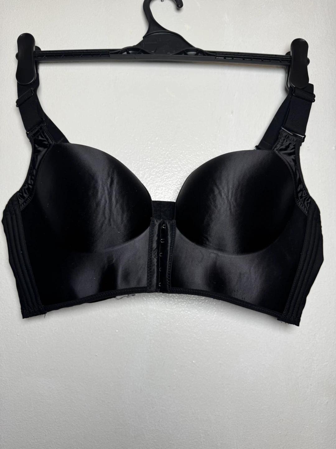 Black Full Coverage Bra - Size L