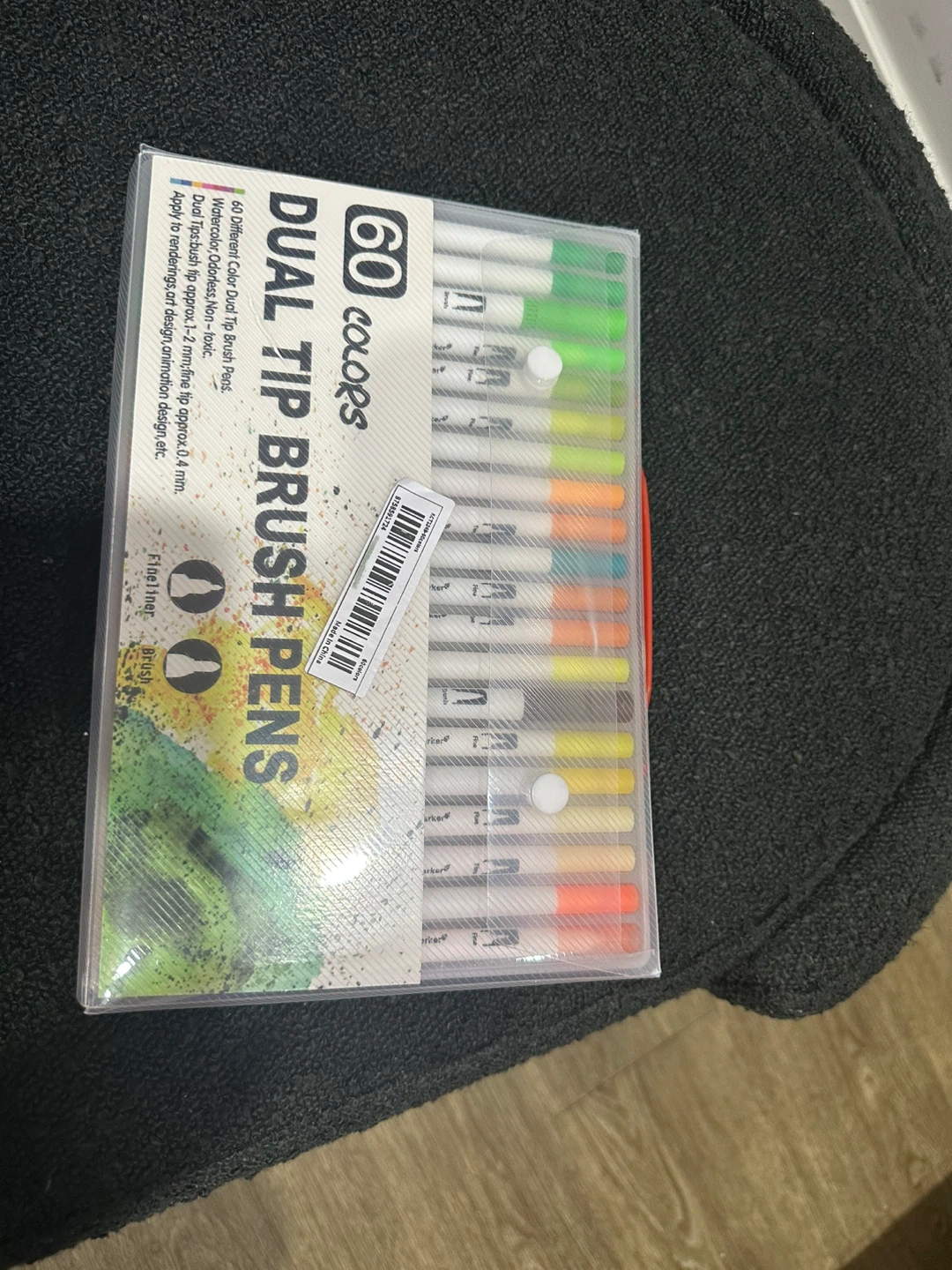 60 Colors Dual Tip Brush Pens Art Marker Set 🏆 - photo 2
