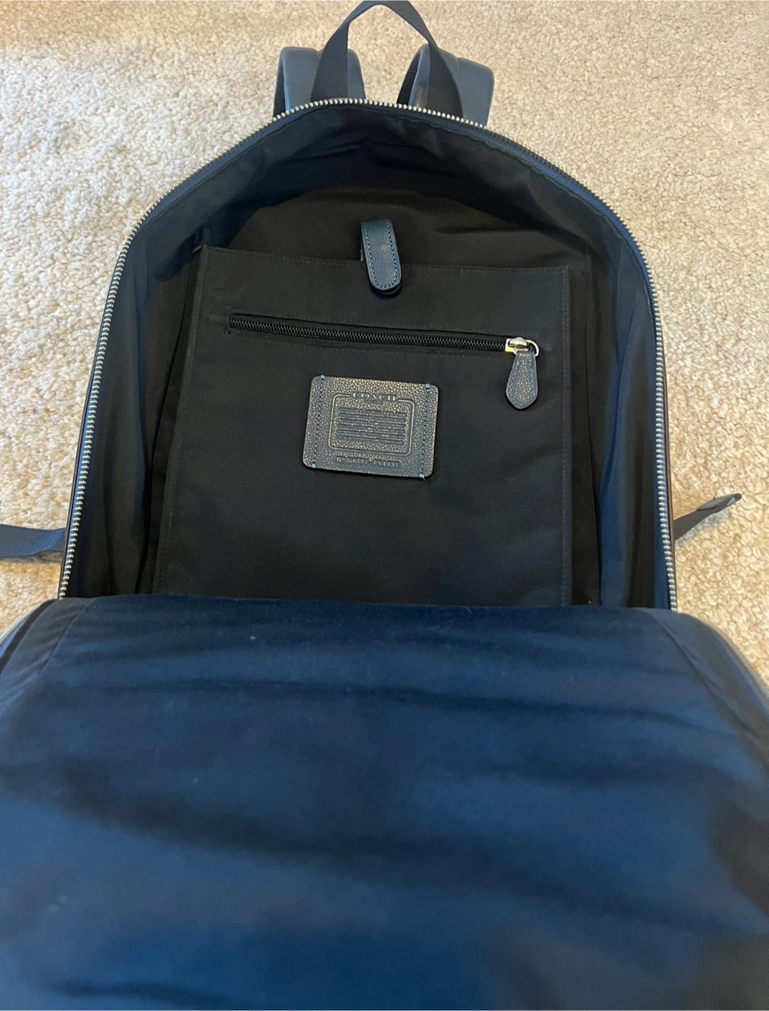 Coach Leather Backpack - photo 5