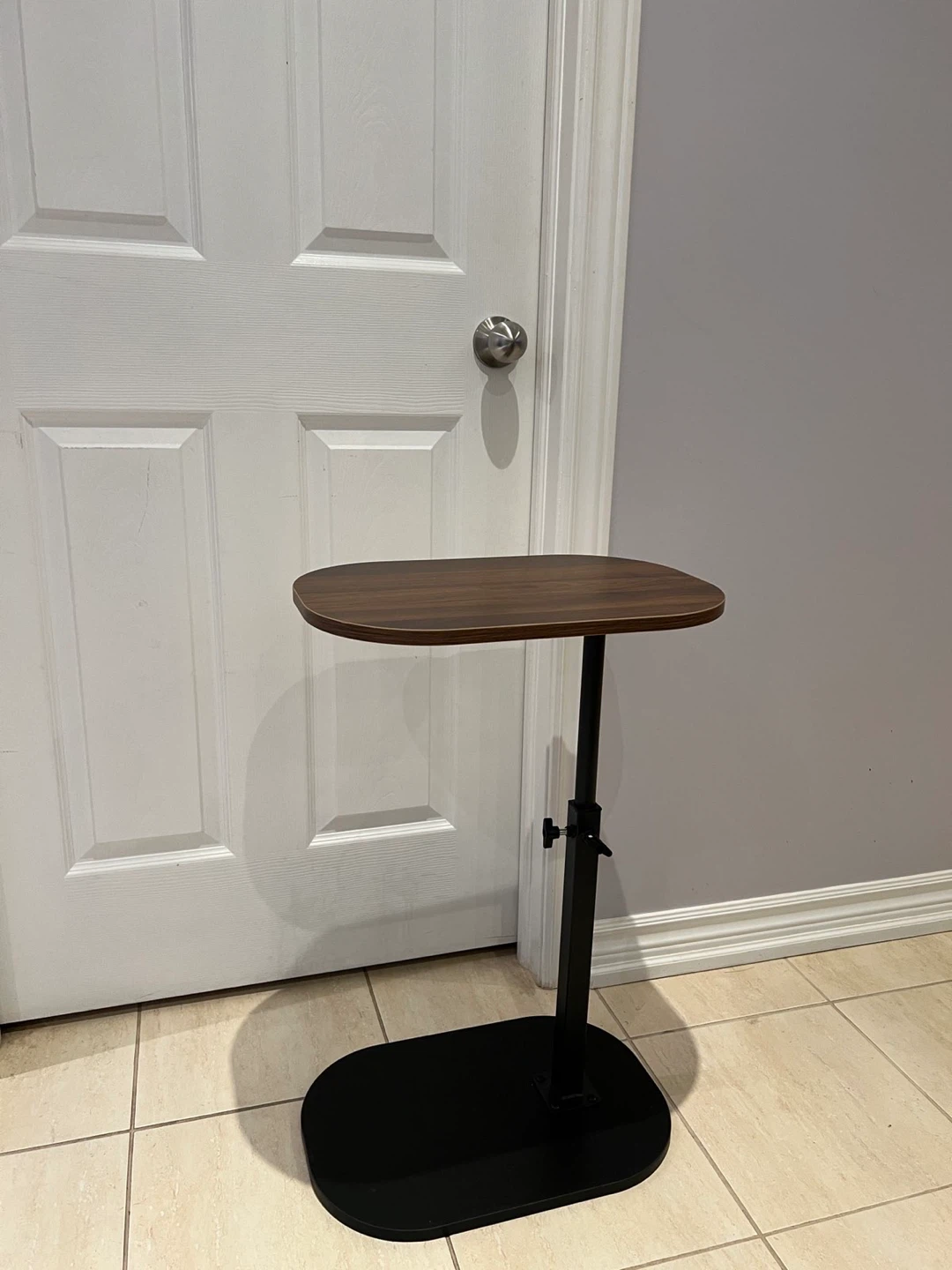Adjustable Height Side Table