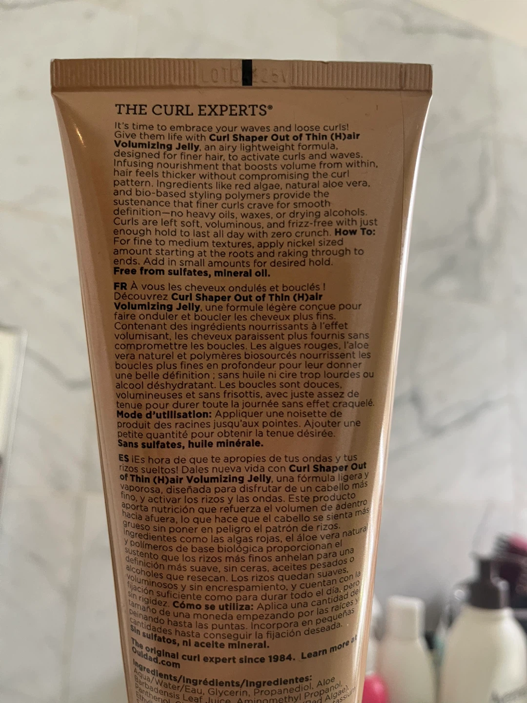 Ouidad Curl Shaper Volumizing Jelly for Loose Curls & Waves - photo 2