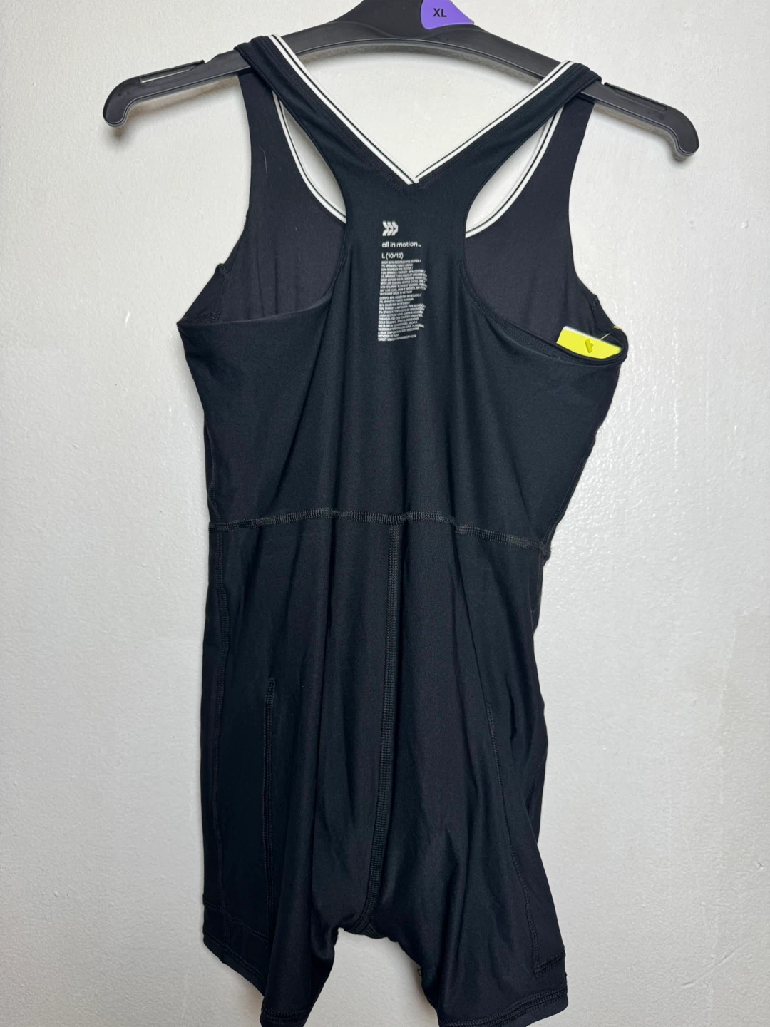 All in Motion Black Athletic Tank Dress Size L (10/12) - photo 4