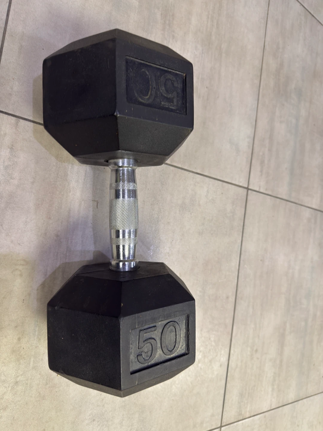 One 50lb Dumbbell