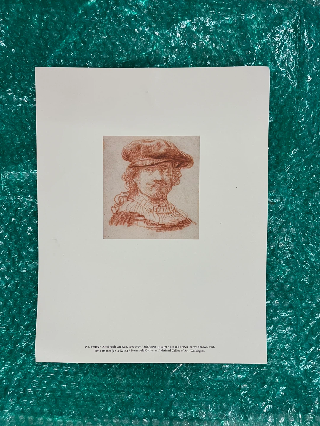 Rembrandt van Ryn Self-Portrait Print