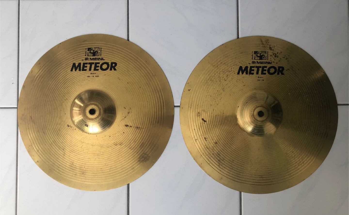 Meteor hi-hat cymbals by MEINL