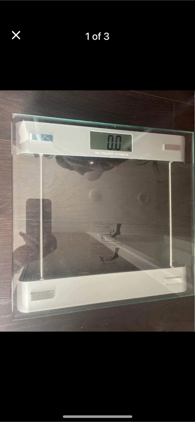 Glass scale, works fine