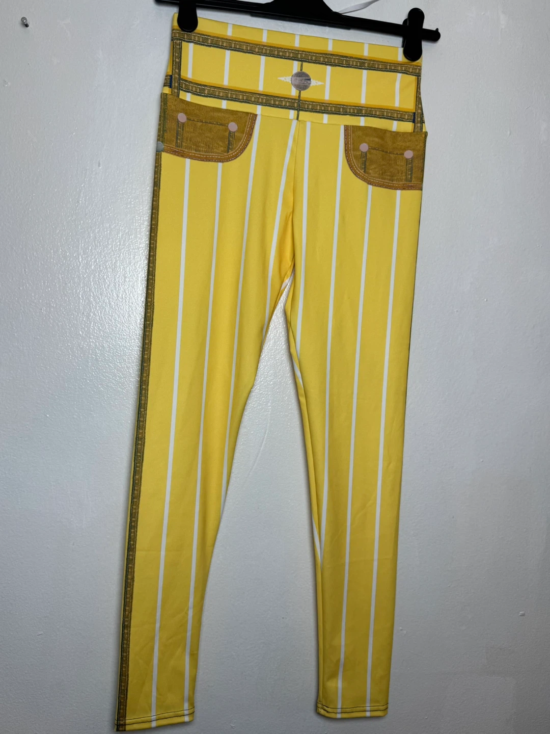 Yellow Striped Leggings - photo 2