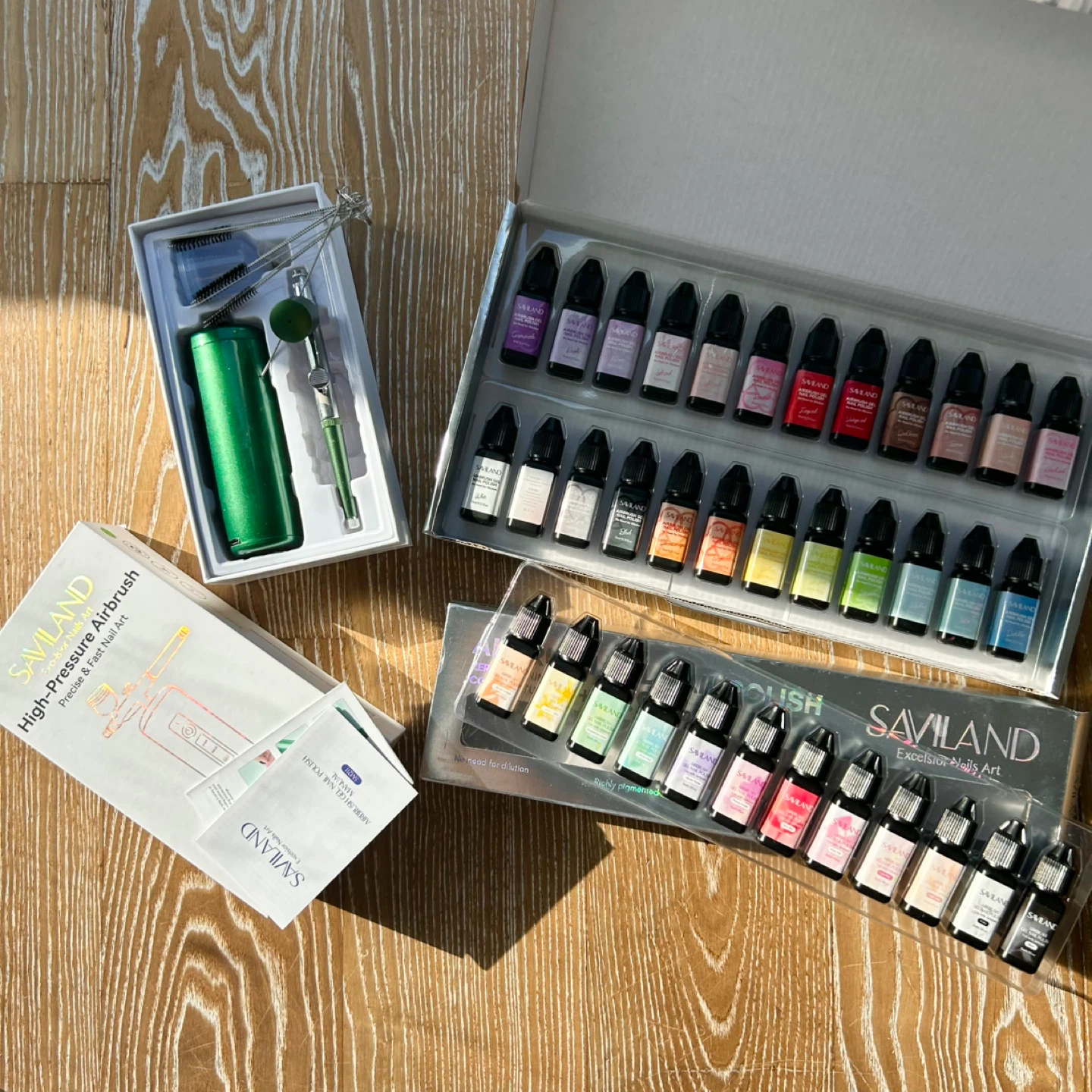 SAVILAND Airbrush Gel Nail Polish Kit - photo 2