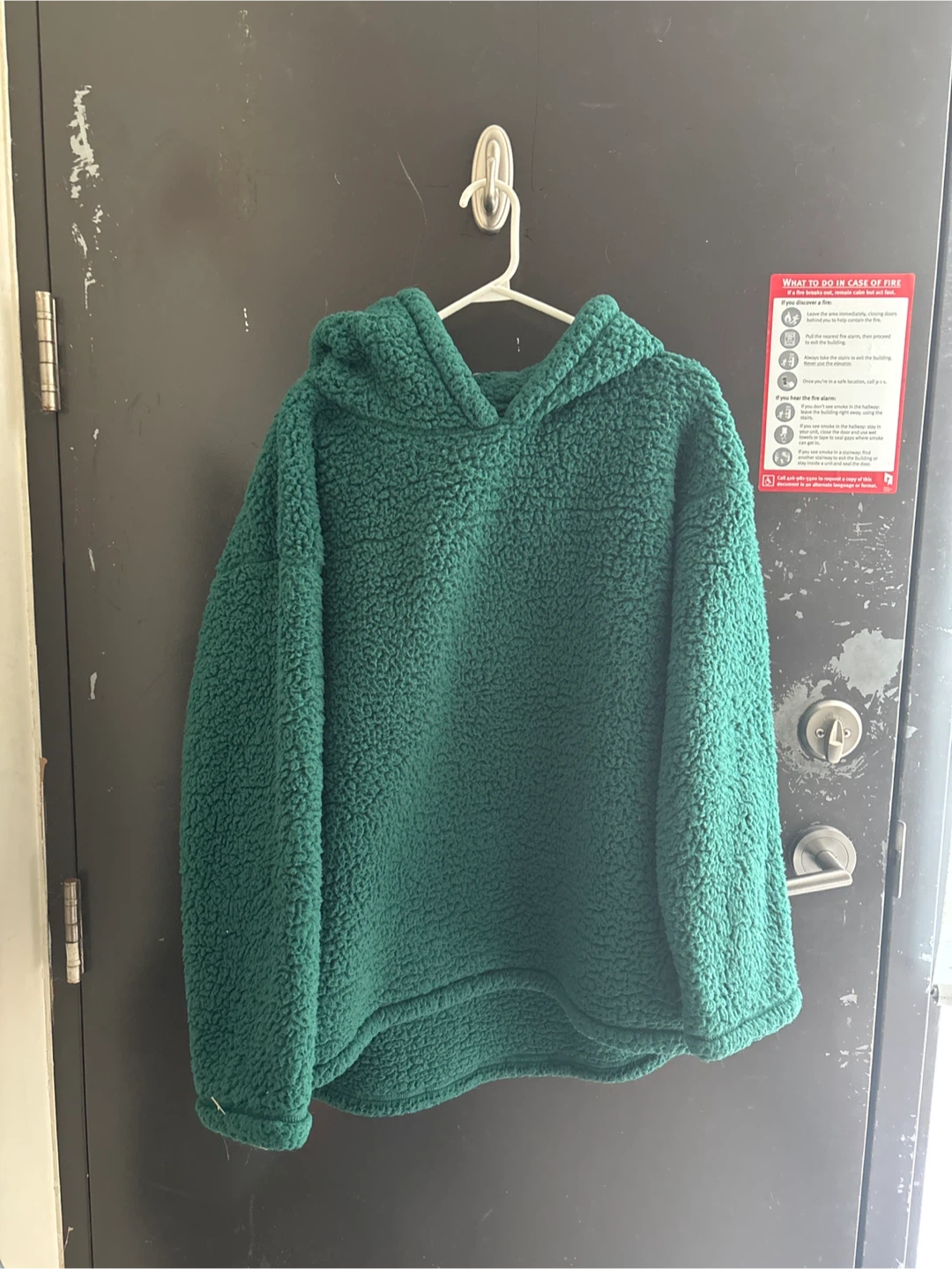 Green Sherpa Hoodie - photo 2