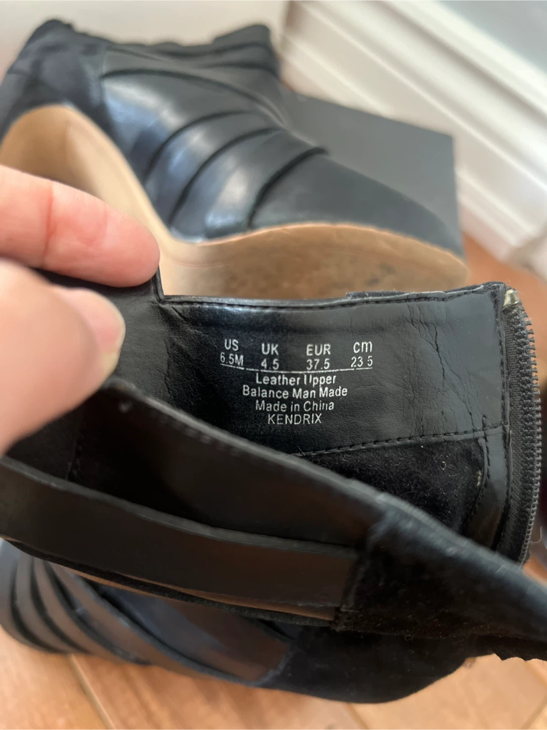 Sam Edelman Kendrick Black Leather Ankle Boots - photo 4