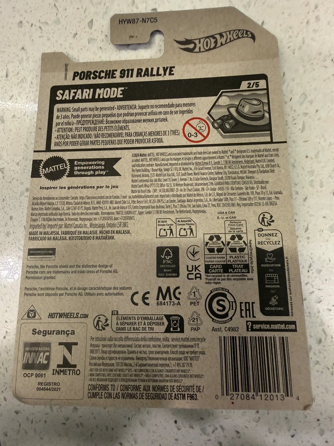 Hot Wheels Porsche 911 Rallye Safari Mode - photo 3