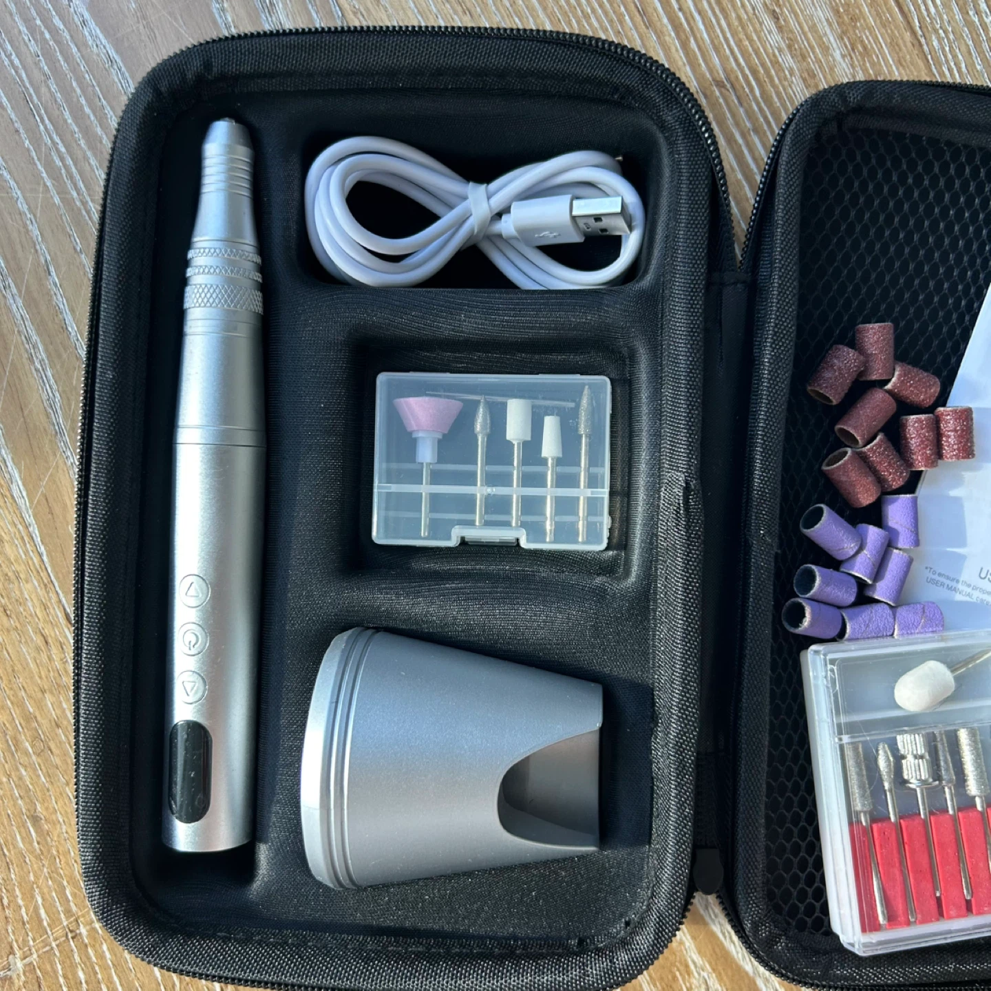 Electric Nail Drill Set with Accessories - photo 2