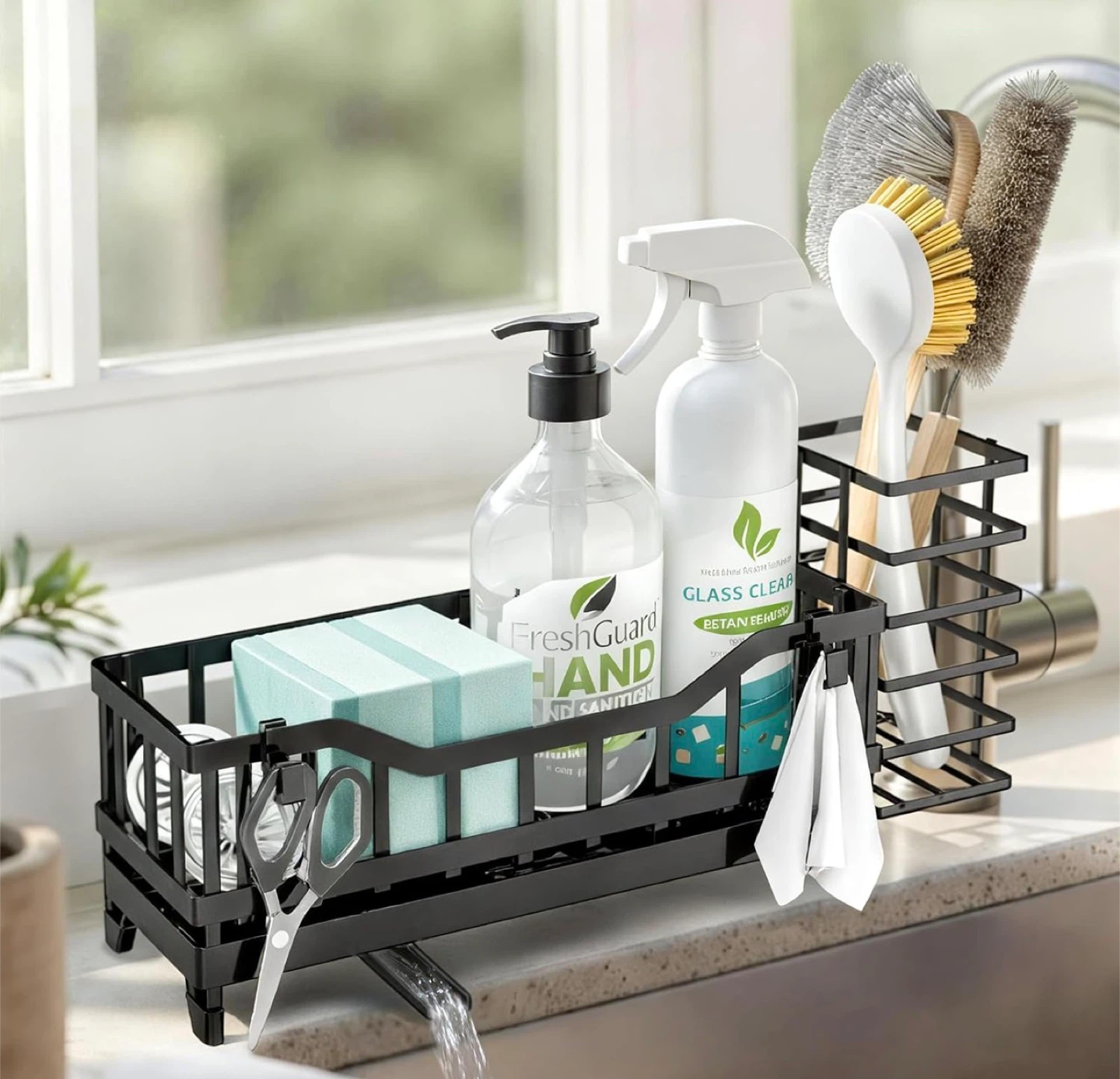 Black Metal Dish Drying Rack