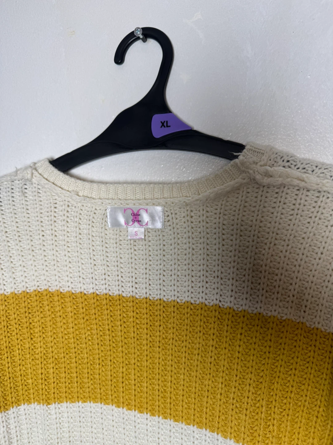 Chloe & Madison Striped Sweater - photo 3