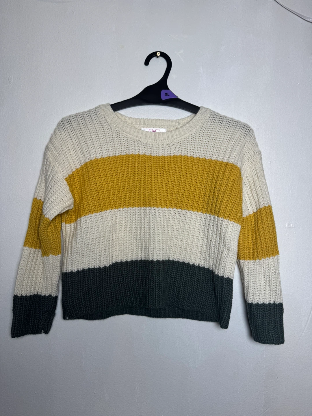 Chloe & Madison Striped Sweater