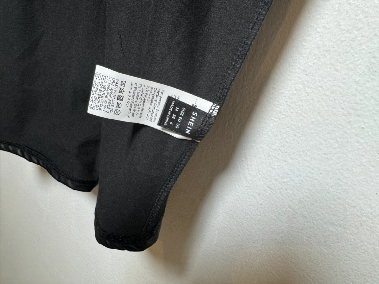 Black Faux Leather Long Sleeve Dress - photo 3