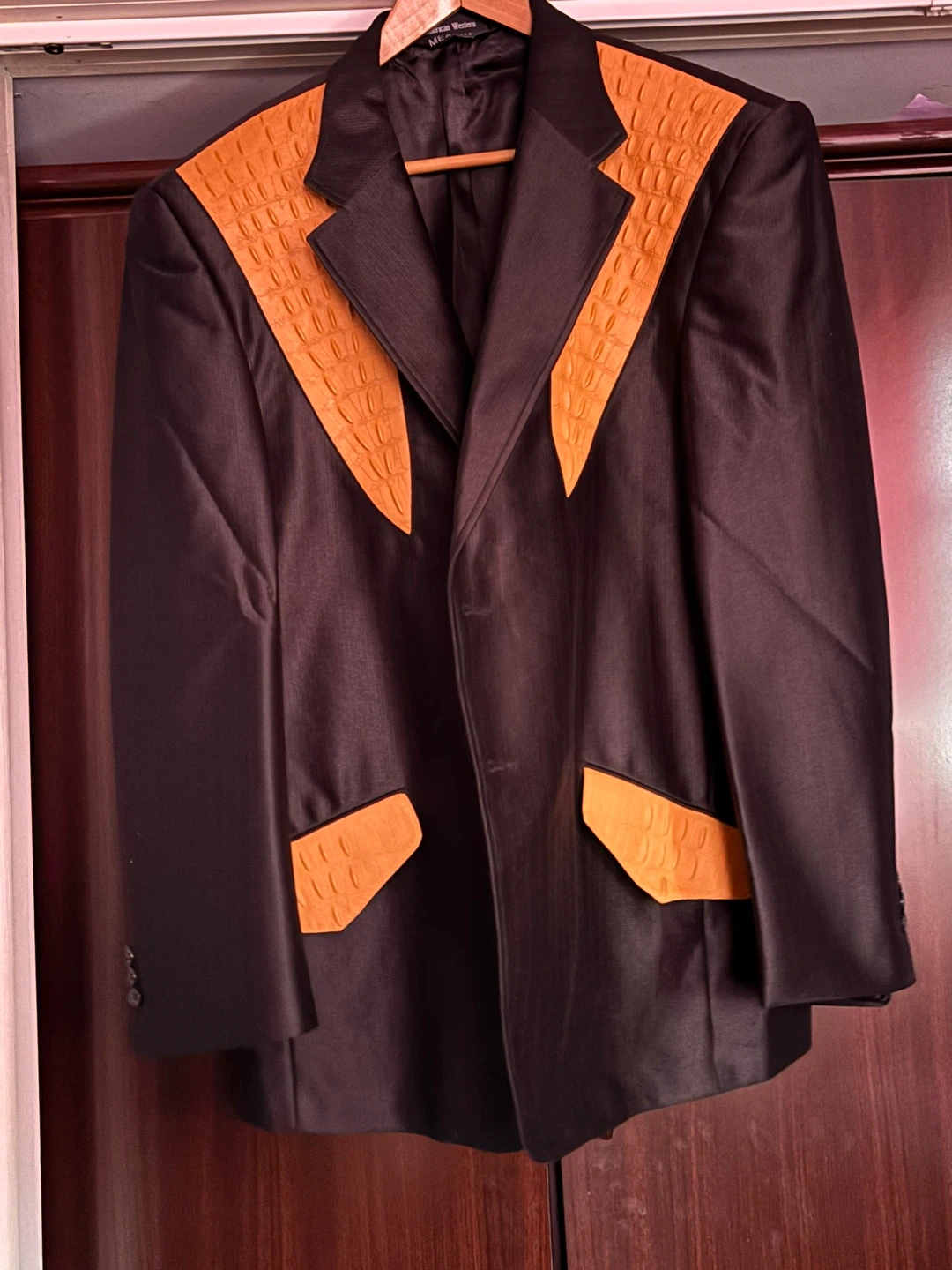 American Western Brown Suit Jacket and Pants