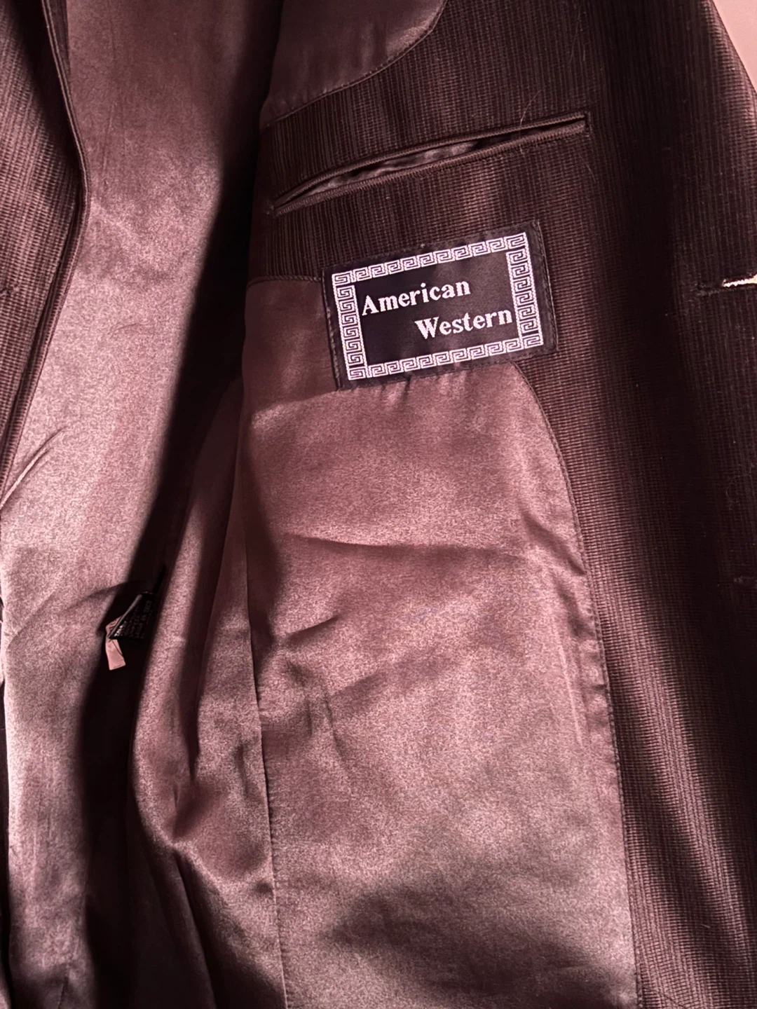 American Western Brown Suit Jacket and Pants - photo 2