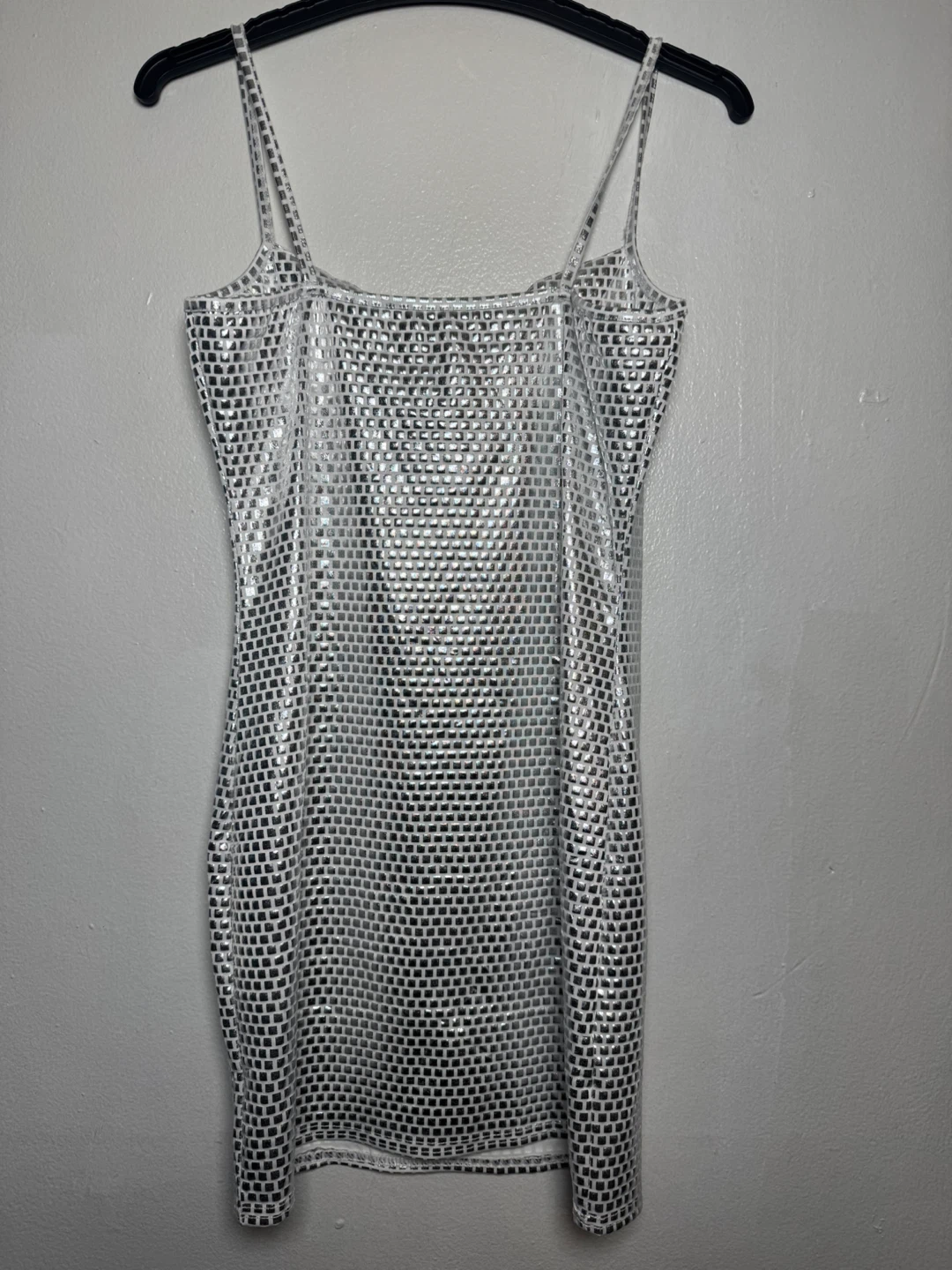 Silver Sequin Mini Dress - photo 2