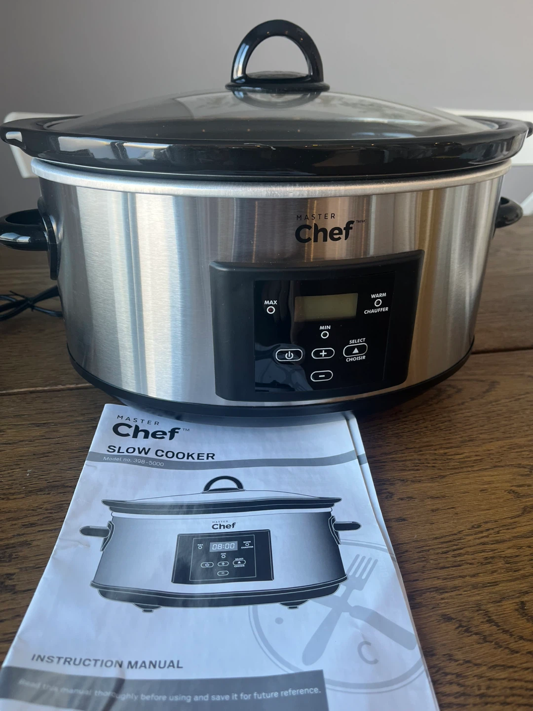 Master Chef Slow Cooker - Model 398-5000