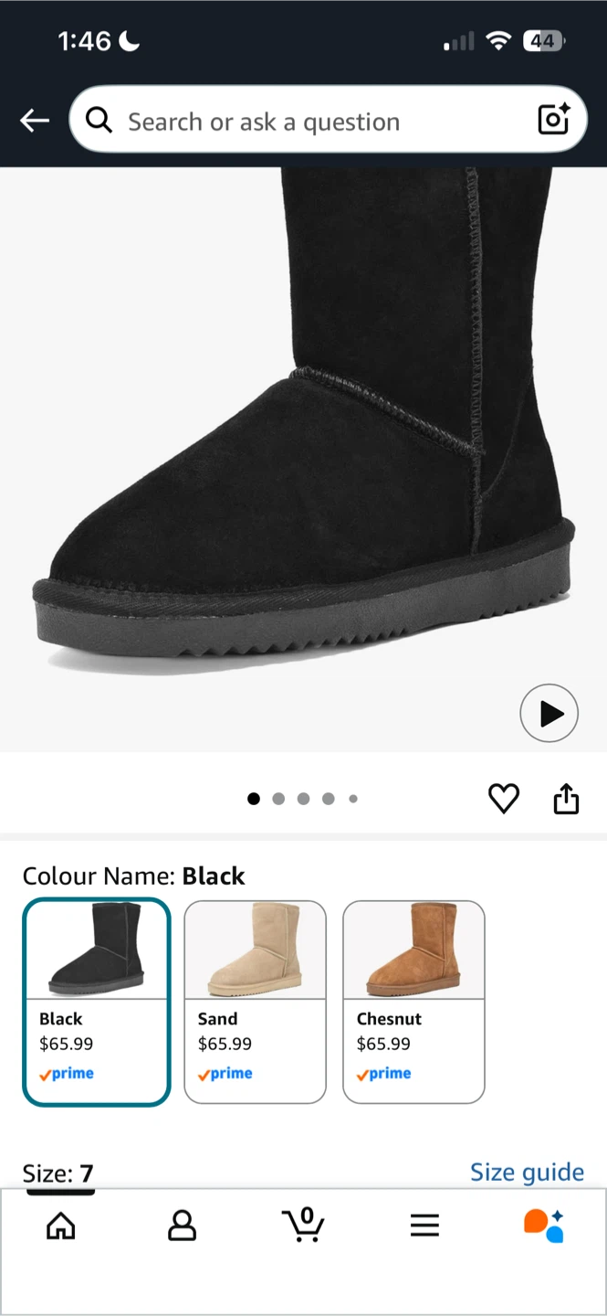 Dream Pairs Shorty New Black Boots - US Size 8