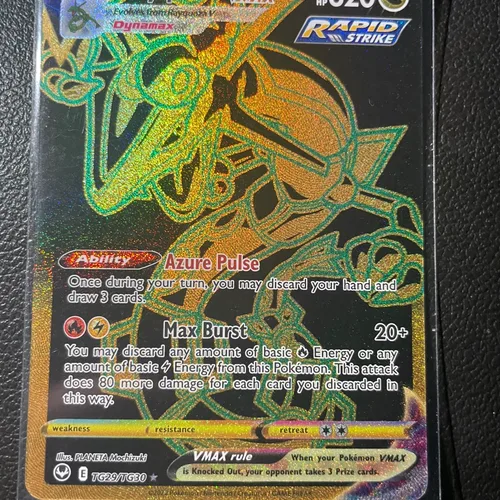 vmax golden pokemon cards Pokmon TCG: Duraludon UR Gold Rare 285/184 S8b this item offers a spectacular aesthetic for a gallery Pokemon Rayquaza VMAX Gold Card