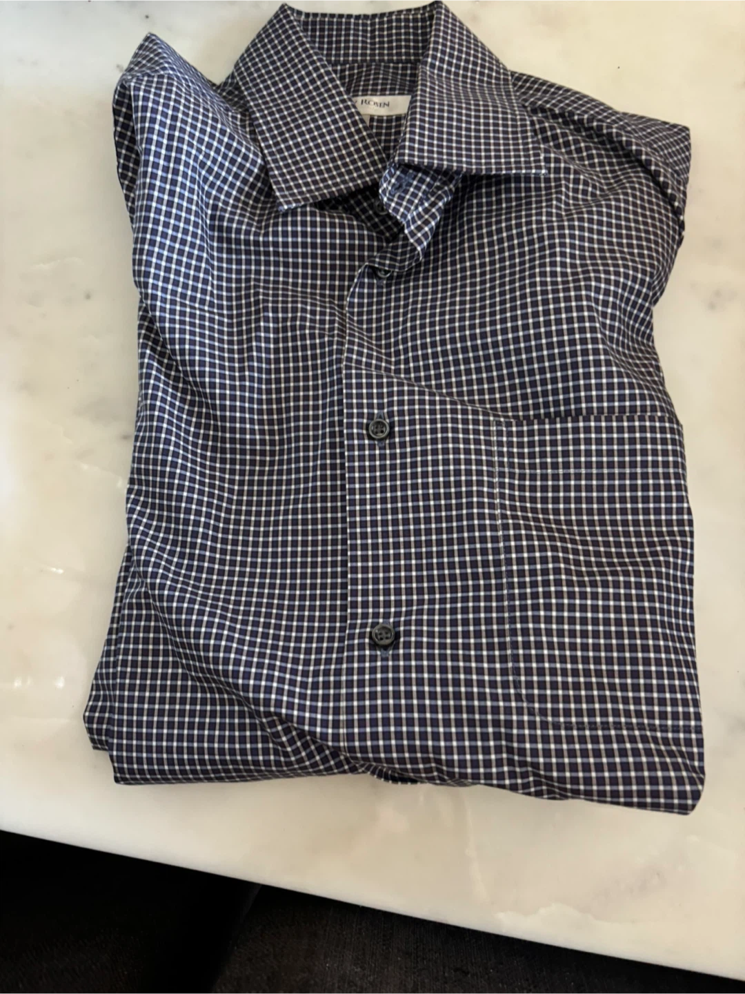 Harry Rosen Men's Gingham Dress Shirt - Size Medium - photo 2